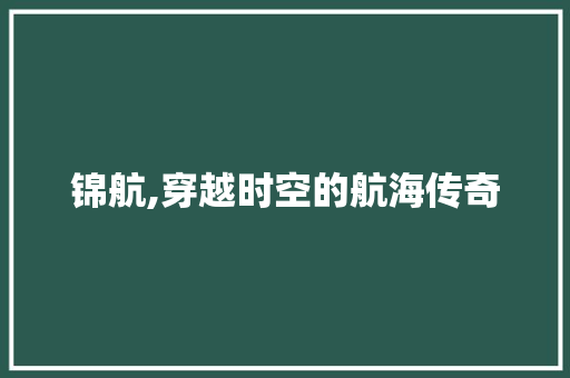 锦航,穿越时空的航海传奇