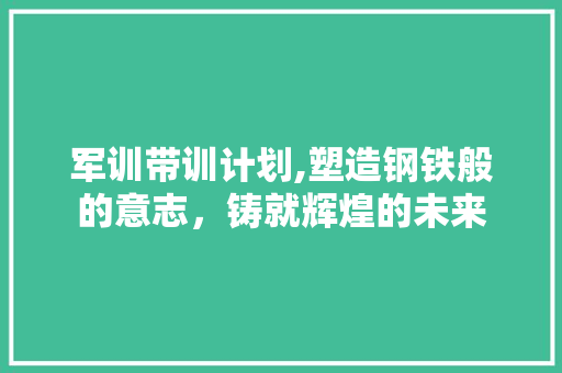 军训带训计划,塑造钢铁般的意志，铸就辉煌的未来 成语汇编